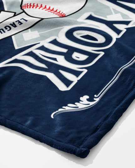 New York Baseball Blanket (Personalized)