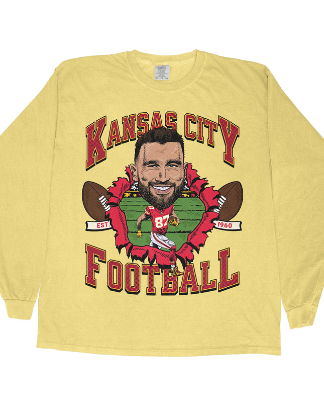 Kansas City Football TK Long Sleeve Tee