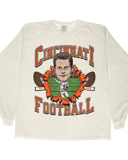 Cincinnati Football JB Long Sleeve Tee