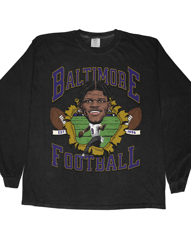 Baltimore Football LJ Long Sleeve Tee