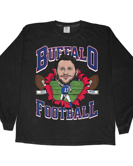 Buffalo Football JA Long Sleeve Tee