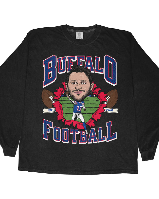 Buffalo Football JA Long Sleeve Tee