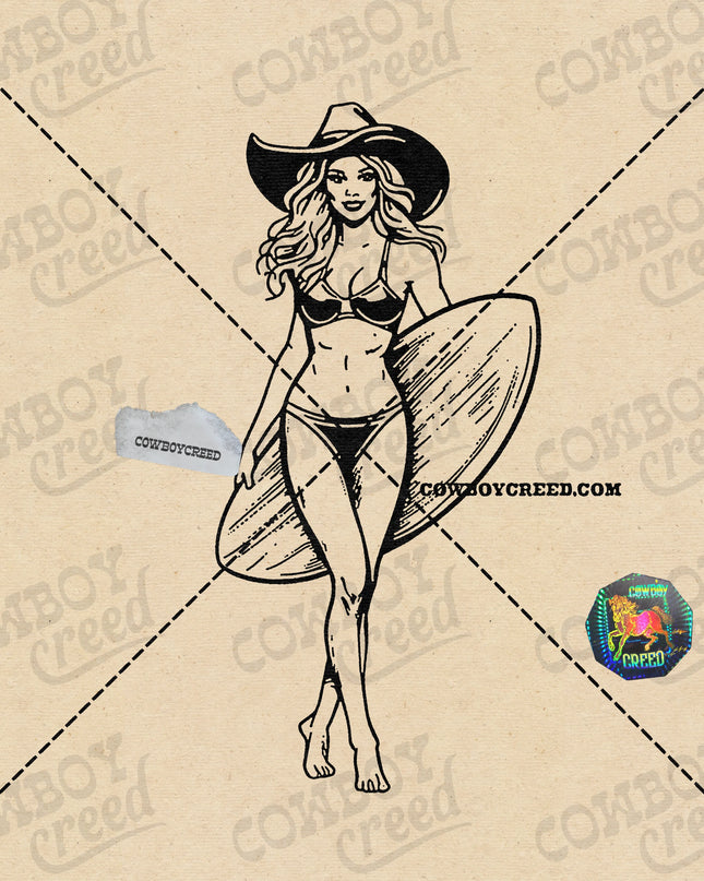 Cowgirl Surfing 4