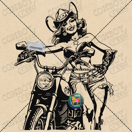 Cowgirl Biker
