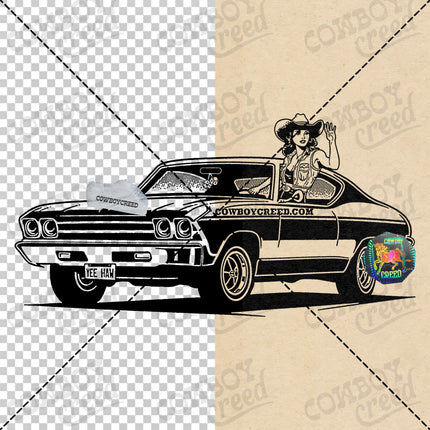 Cowgirl Car 1