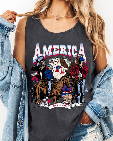 America Cowboy Tank Top