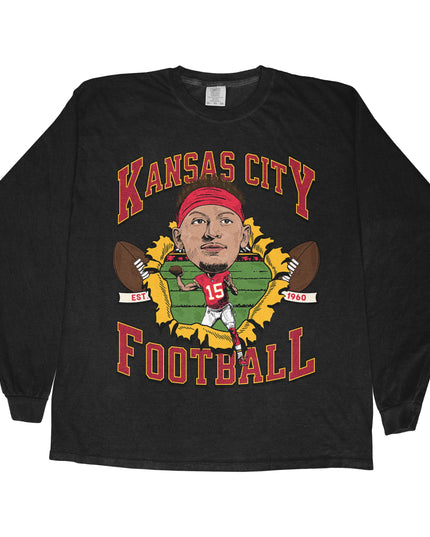 Kansas City Football PM Long Sleeve Tee