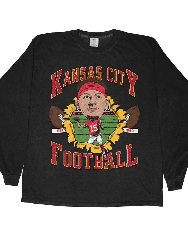 Kansas City Football PM Long Sleeve Tee