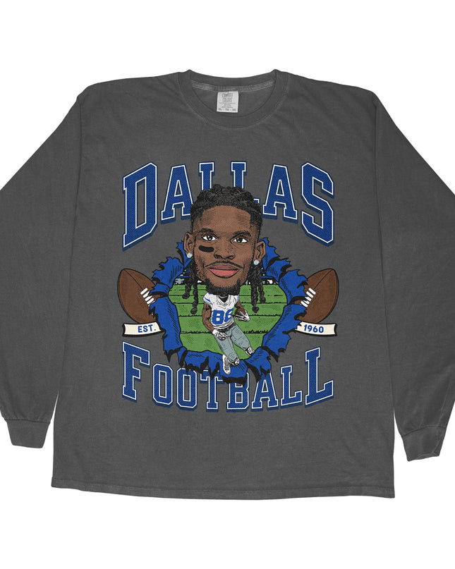 Dallas Football CL Long Sleeve Tee