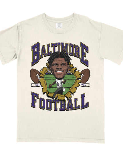 Baltimore Football LJ Tee