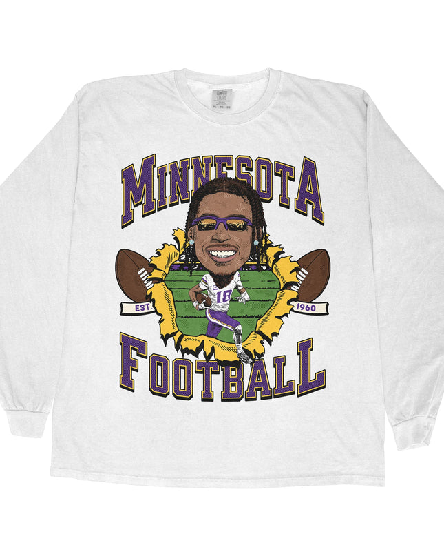 Minnesota Football JJ Long Sleeve Tee