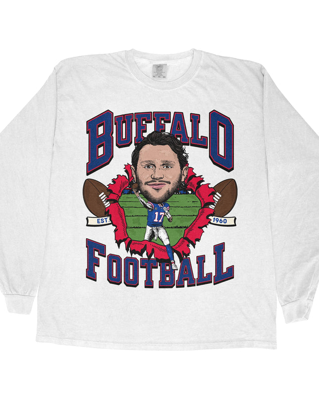 Buffalo Football JA Long Sleeve Tee