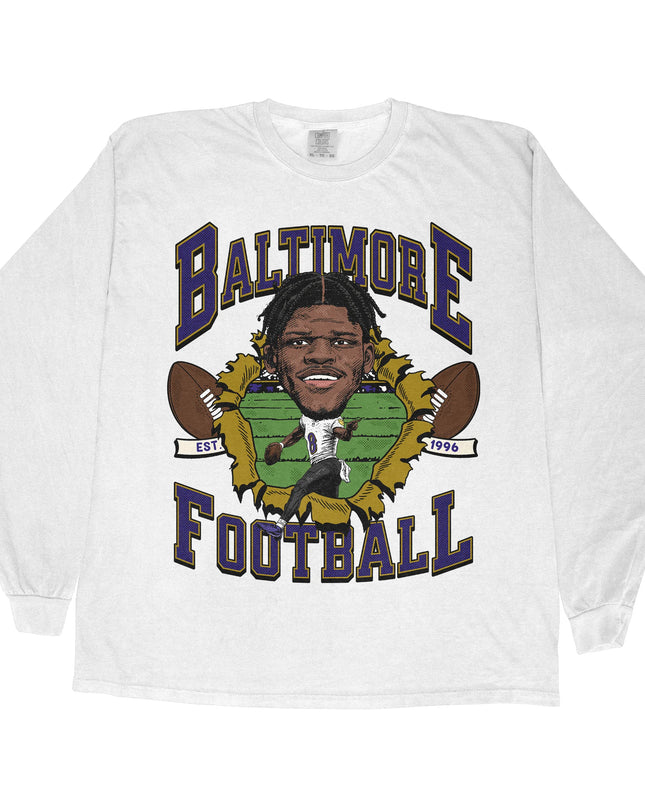 Baltimore Football LJ Long Sleeve Tee