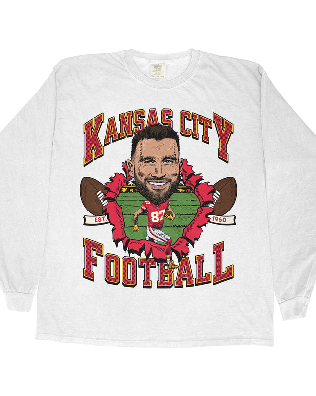 Kansas City Football TK Long Sleeve Tee
