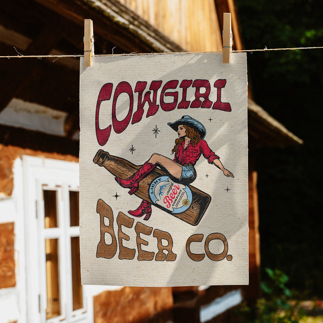 Cowgirl Beer (Fine Art Print)