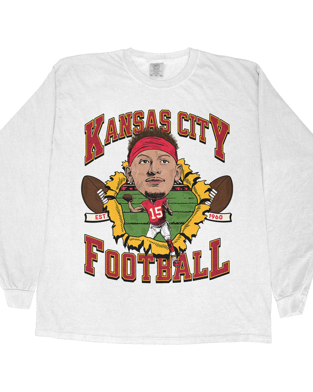 Kansas City Football PM Long Sleeve Tee