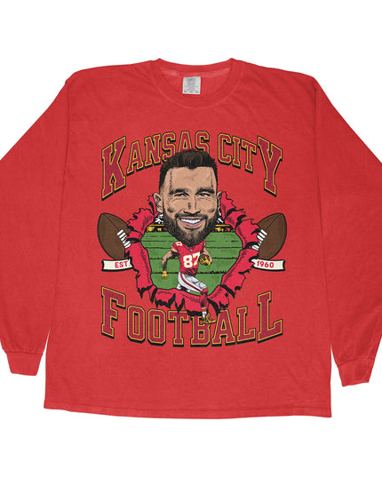 Kansas City Football TK Long Sleeve Tee