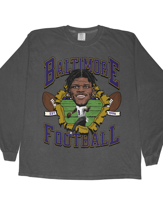 Baltimore Football LJ Long Sleeve Tee