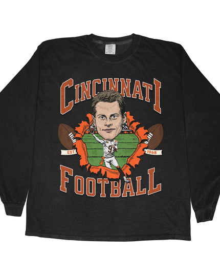 Cincinnati Football JB Long Sleeve Tee