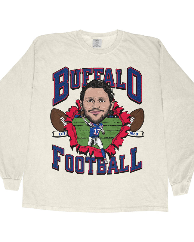 Buffalo Football JA Long Sleeve Tee