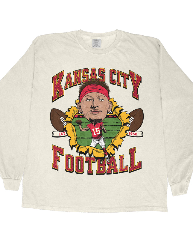Kansas City Football PM Long Sleeve Tee