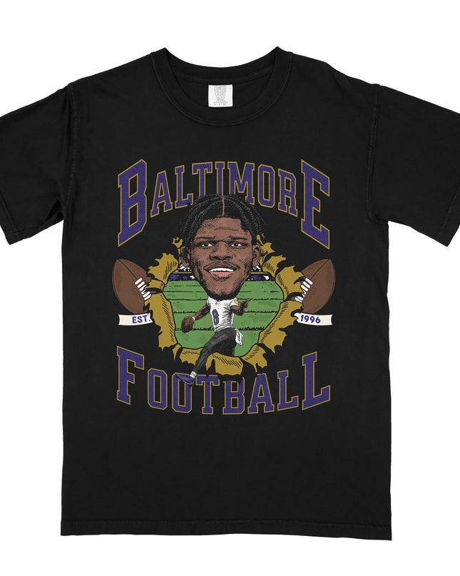 Baltimore Football LJ Tee