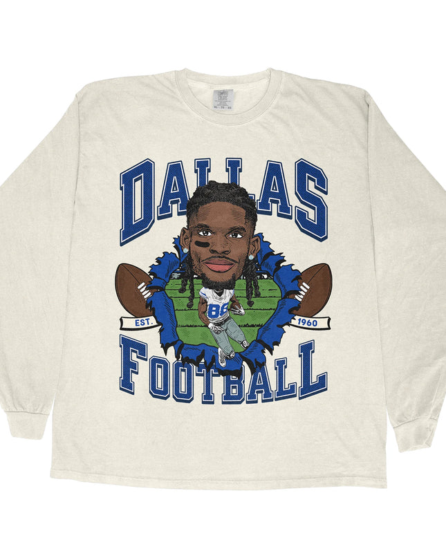 Dallas Football CL Long Sleeve Tee