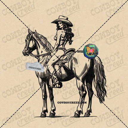 Cowgirl Bikini Horseback