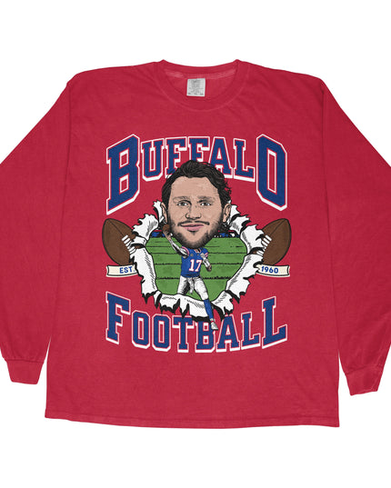 Buffalo Football JA Long Sleeve Tee