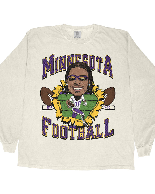Minnesota Football JJ Long Sleeve Tee