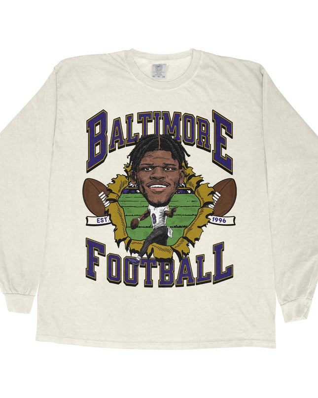 Baltimore Football LJ Long Sleeve Tee