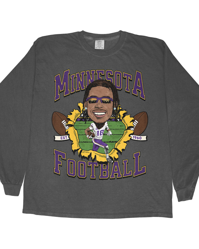 Minnesota Football JJ Long Sleeve Tee