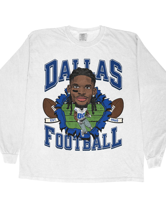 Dallas Football CL Long Sleeve Tee