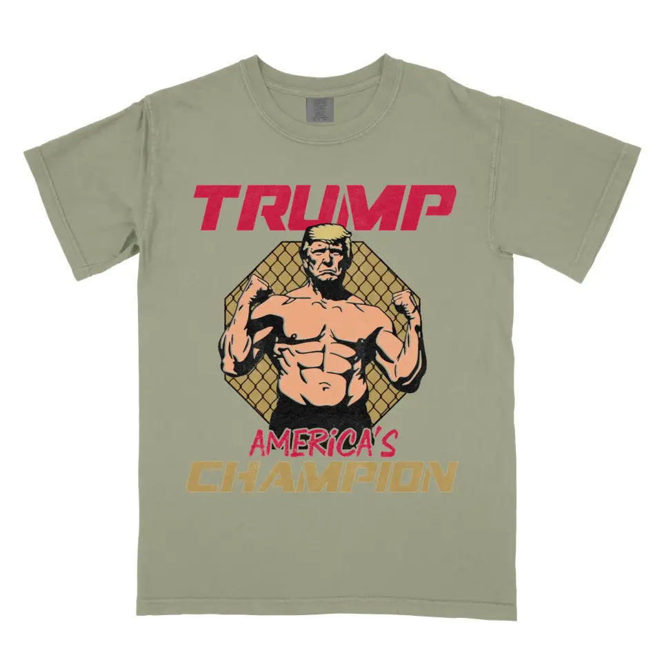 Trump America's Champion Donald Trump USA Vintage Retro UFC Fight Shirt