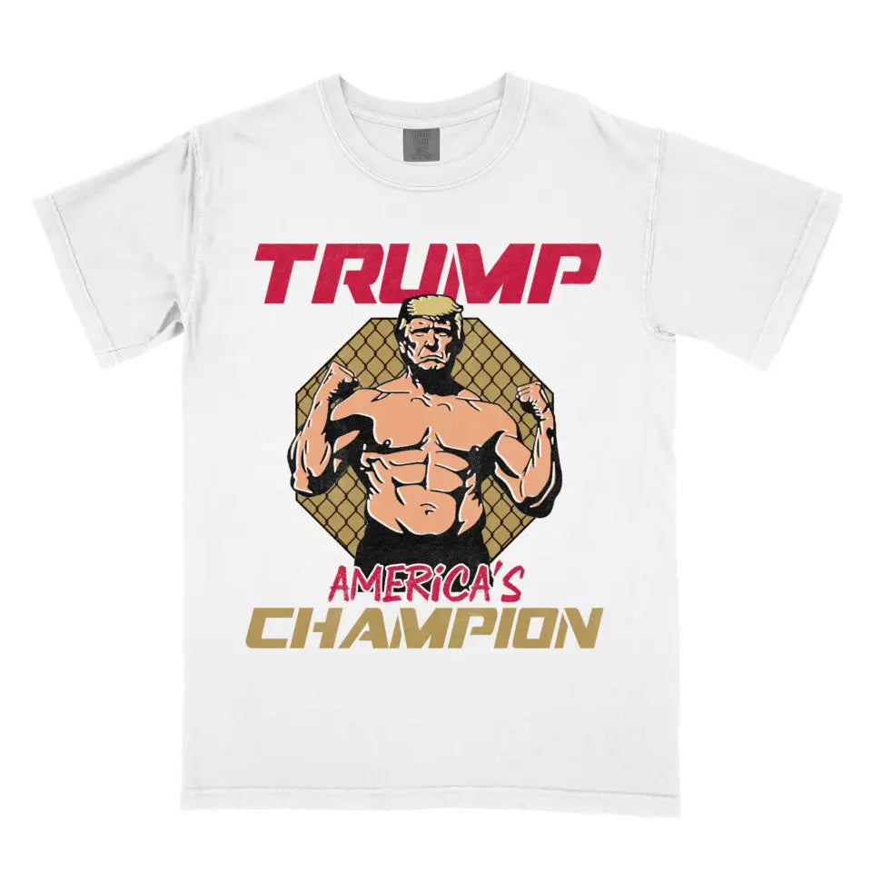 Trump America's Champion Donald Trump USA Vintage Retro UFC Fight Shirt