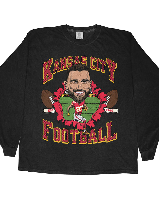 Kansas City Football TK Long Sleeve Tee