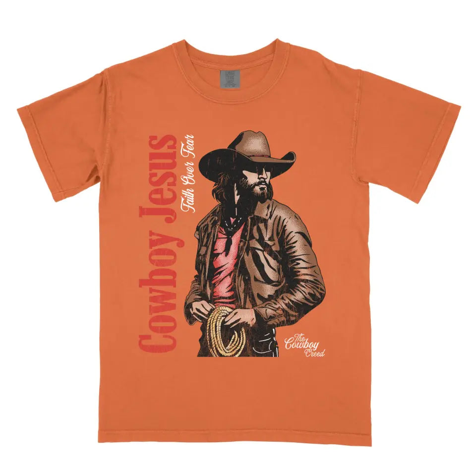 Cowboy Jesus Signature Tee (Dark Shirt)