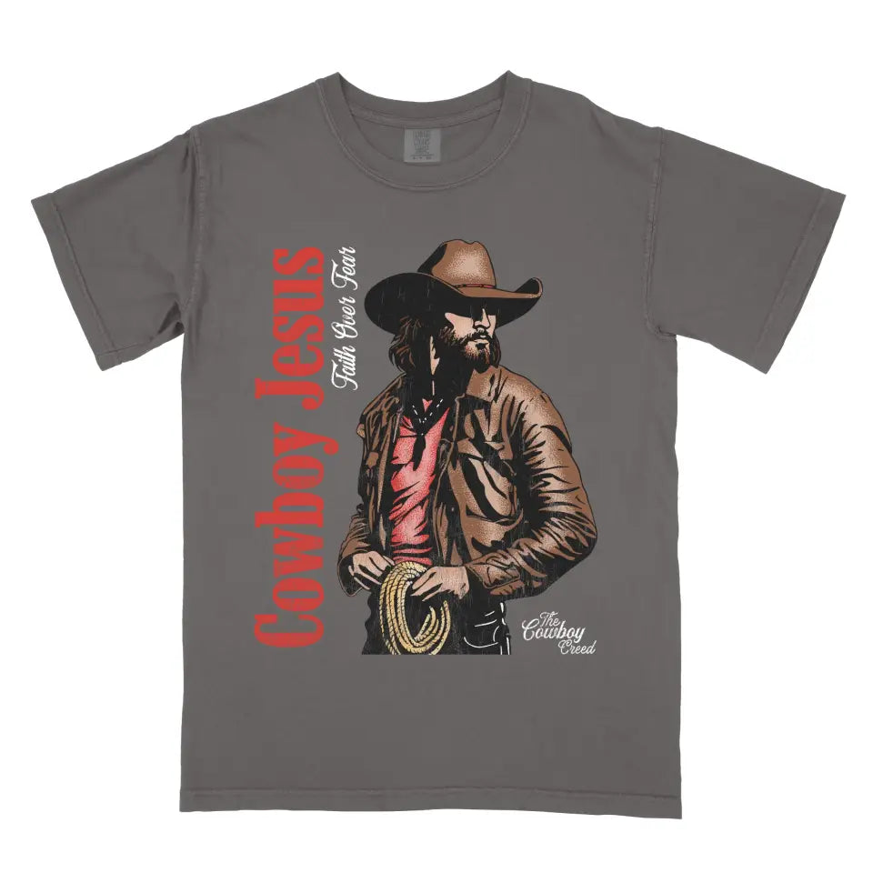 Cowboy Jesus Signature Tee (Dark Shirt)