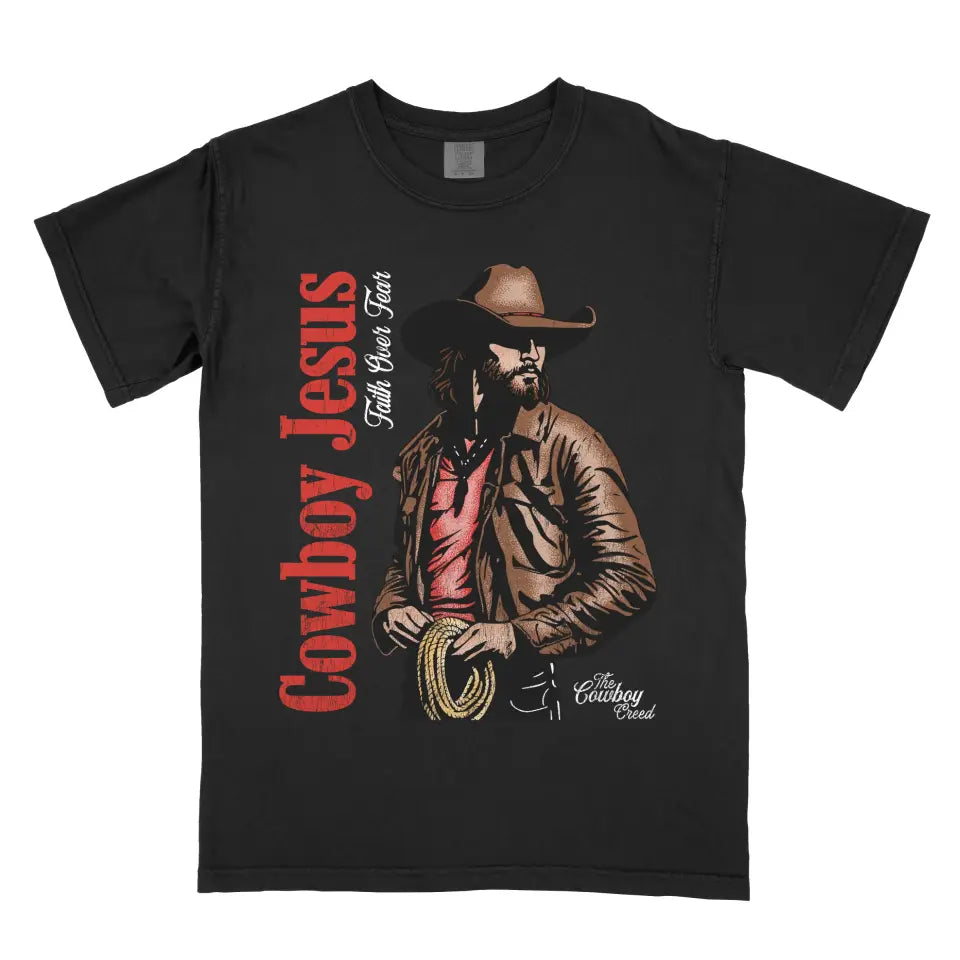 Cowboy Jesus Signature Tee (Dark Shirt)