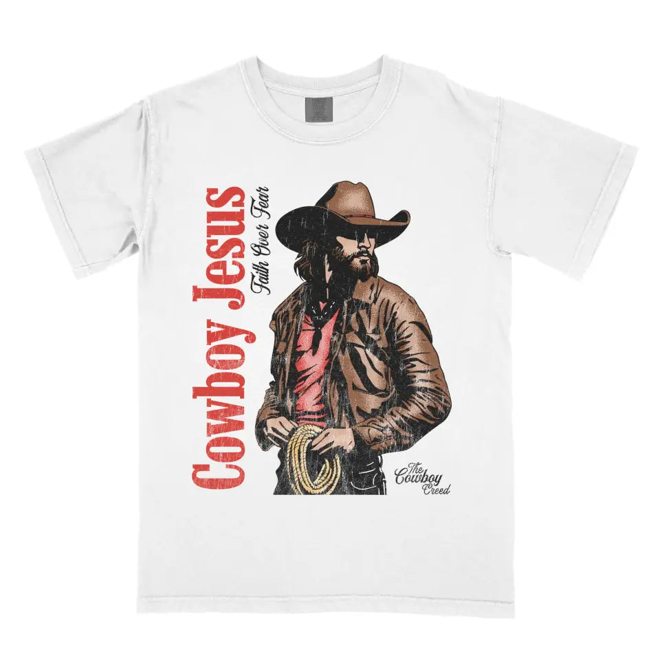 Cowboy Jesus Signature Tee (Light Shirt)