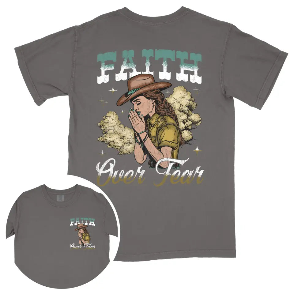 Faith Over Fear (Dark Shirt) (Front & Back)