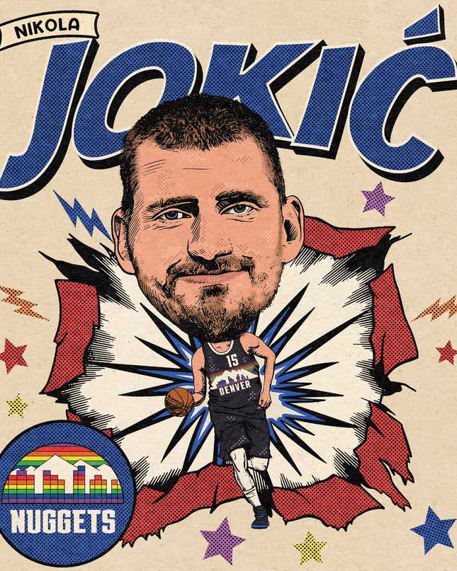 7 NBA Caricatures (Exclusive)