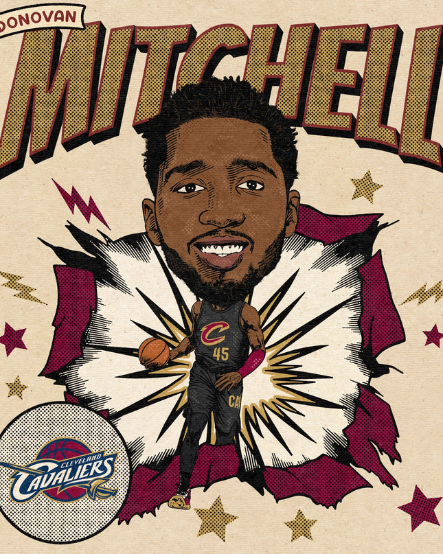 7 NBA Caricatures (Exclusive)