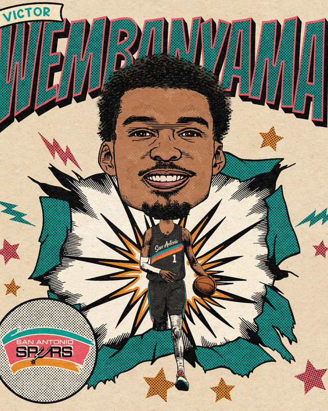 7 NBA Caricatures (Exclusive)