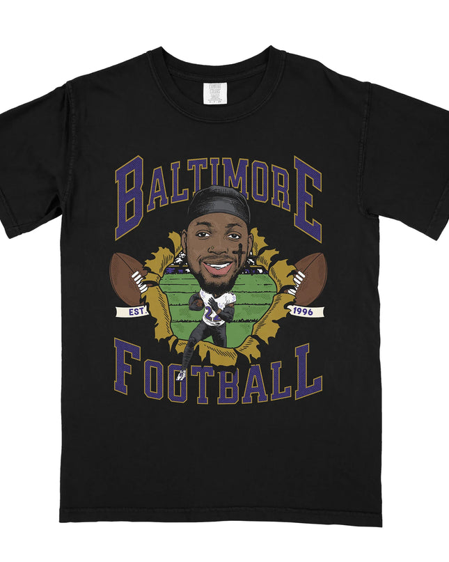 Baltimore Football DH Tee