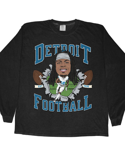 Detroit Football JG2 Long Sleeve Tee
