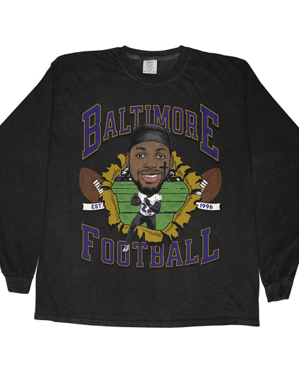 Baltimore Football DH Long Sleeve Tee