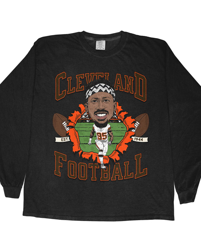 Cleveland Football MG Long Sleeve Tee
