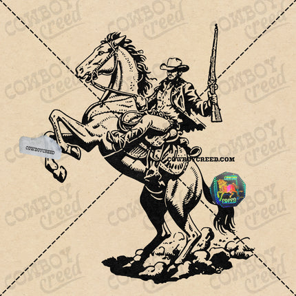 Cowboy Horse 1
