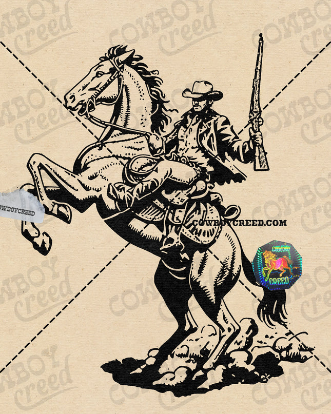 Cowboy Horse 1